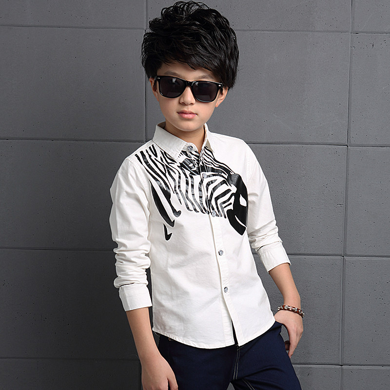 Chemise garcon à manche longue - Ref 2073853 Image 3