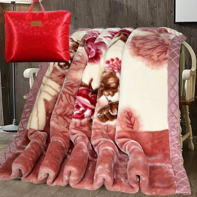 【送包装3-12斤】拉舍尔毛毯学生宿舍毯子秋冬季加厚婚庆盖毯