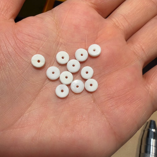 卡6mm天然贝壳珠隔片