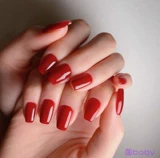 Южнокорейский высокий нежный розовый лак для ногтей Красный костюм -Мэри Королева Красный А19