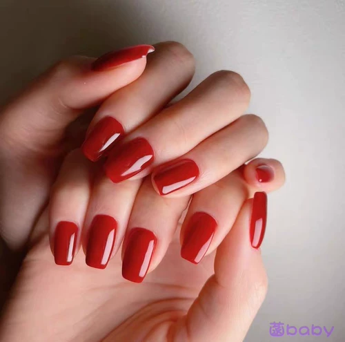 Южнокорейский высокий нежный розовый лак для ногтей Красный костюм -Мэри Королева Красный А19