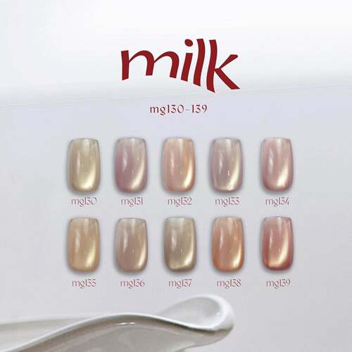 2025 Enoi 新款 Milk系列 猫眼胶 甲油胶 mg130-mg139