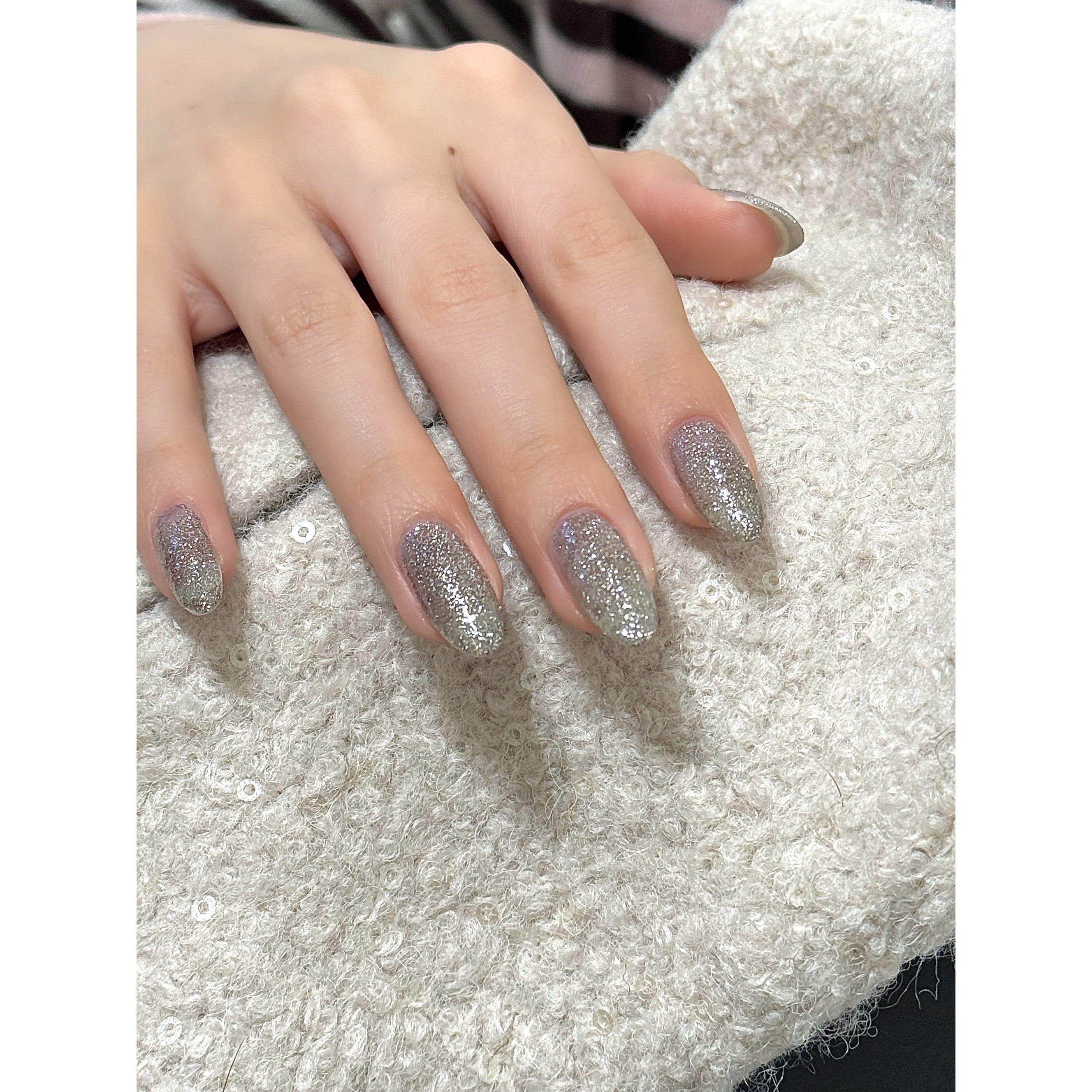 日本Enoi dIamond flash 碎钻胶 enoi高级迷雾灰黑 F42 甲油胶