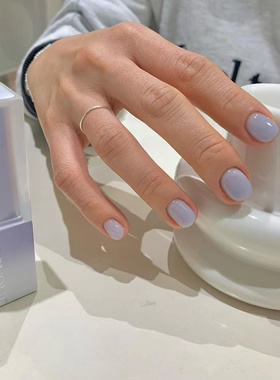 韩国Mayour甲油胶透色透紫色仙女紫显白美甲玻璃MS115