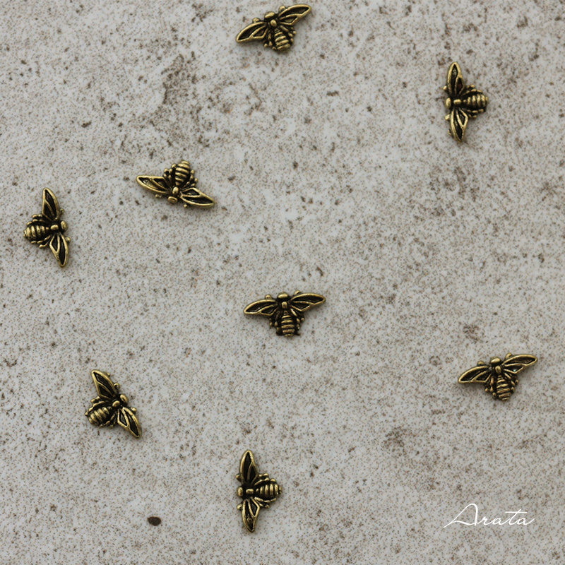 日式ARATA美甲饰品复古色