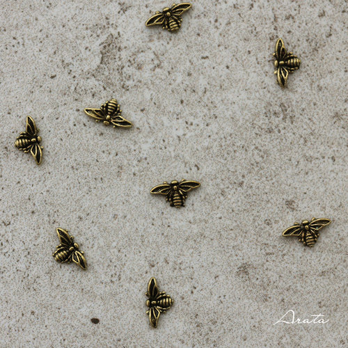 日式ARATA美甲饰品复古色