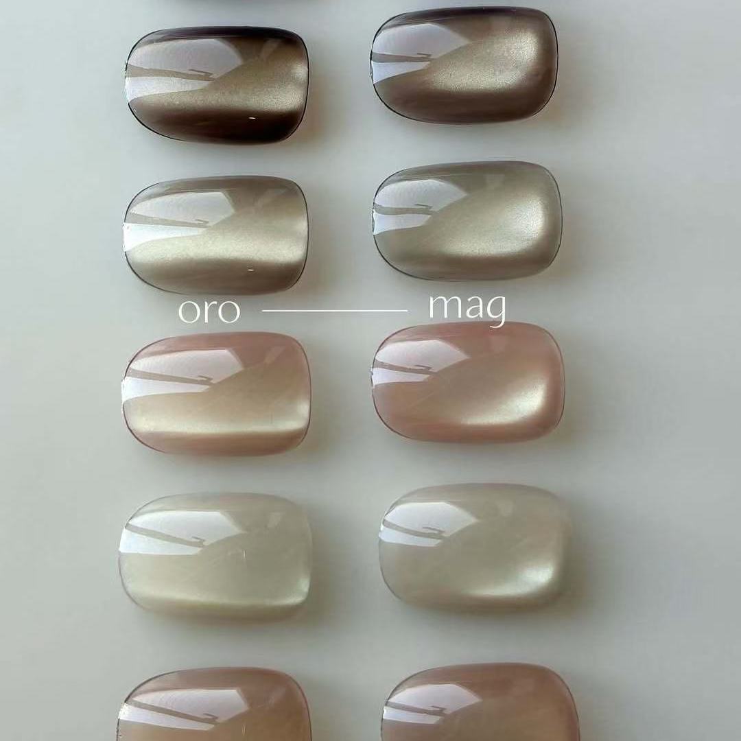 2025 日本进口 CLETO 东京展会 Oro Mag 猫眼胶 甲油胶 INS爆款