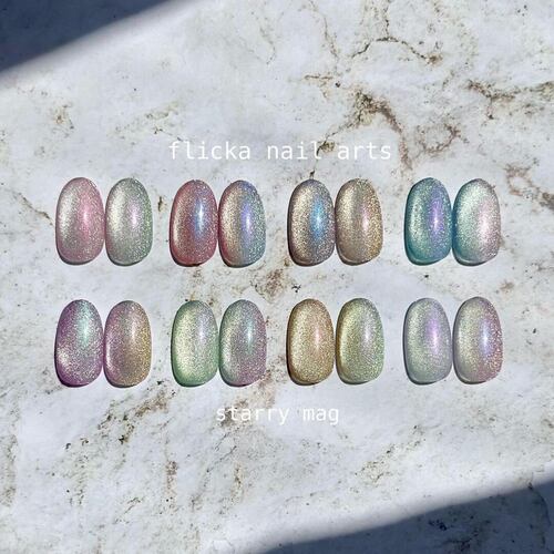 日本 Toy's INITY 美甲甲油胶新品猫眼 flicka 色胶罐装胶 3ml