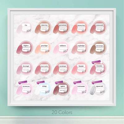 日本maogel 新色24色全套 mao nail mao胶 猫胶 送色卡