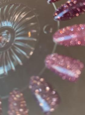 日本 Enoi 粉色红色系 爆闪碎钻胶  甲油胶 F01-F12