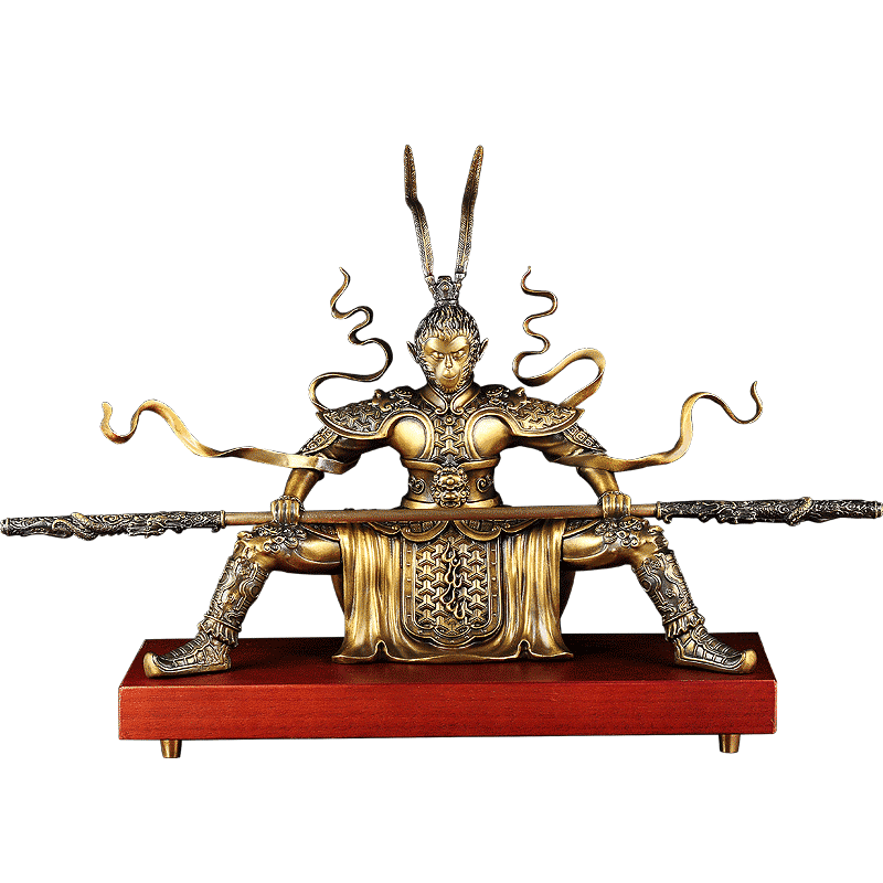 家居客厅纯铜大圣归来工艺礼品