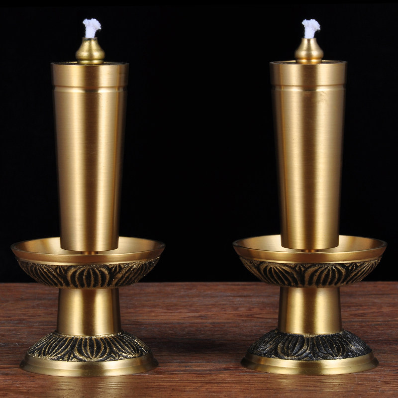 黄铜莲花烛油灯液体酥油灯长明灯供佛油灯家用寺庙佛堂供奉佛具,家居饰品,酥油灯,淘宝优惠券,粉丝福利购,淘宝优惠卷