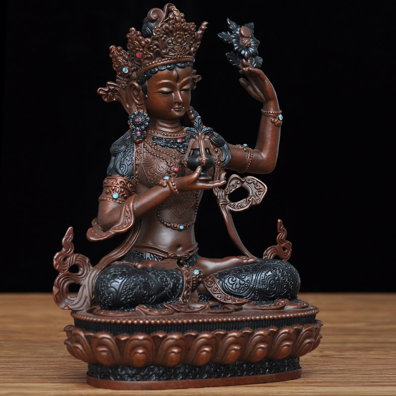 全铜慈母佛菩萨像摆件大慈母佛像藏传教密宗居家佛堂寺庙供奉神像