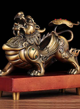 皮丘貔貅摆件家居客厅开业礼品