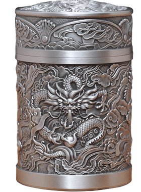 摆件金属送领导商务礼品储茶罐