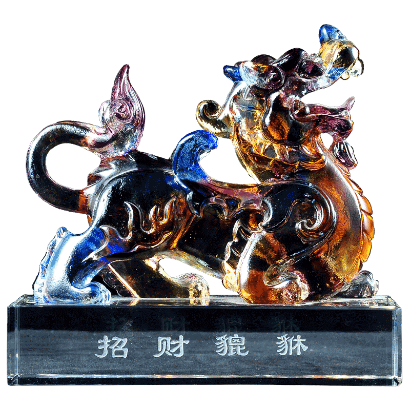 琉璃貔貅可爱风家居客厅开业礼品