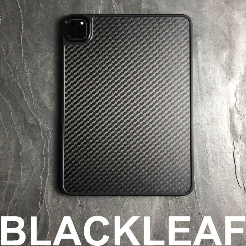 黑叶适用苹果iPadPro11/12.9寸mini6真碳纤维保护壳Air5平板防弯