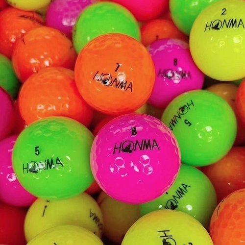 高尔夫球 彩色球大品牌二手高尔夫球 女士下场赛练习高尔夫优质球