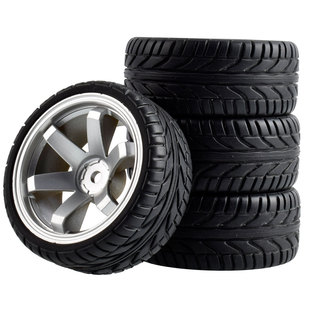 10平跑轮胎xv01房车RS4竞速胎FW06耐磨软胎ptg2田宫TT02樱花D4