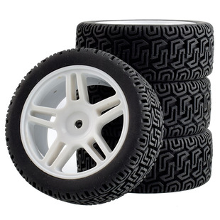 10平跑车XV01房车94123抓地68mm拉力迷宫轮胎TT02田宫FW06无限