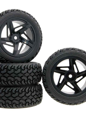 75mm拉力轮胎1:10平跑改拉力胎TT01京商FW06田宫XV01塑料轮毂RTG2