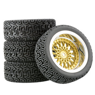 10平跑车XV01房车94123抓地拉力迷宫轮胎TT02田宫FW06尼龙轮毂