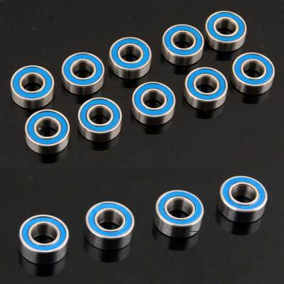 模型车AXIAL高精度滚珠轴承SCX10田宫CC01蓝盖轴承 16*15*10*5*4