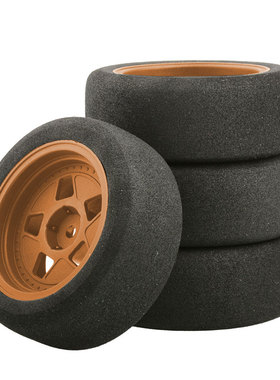 1:10房车94123平跑车RS4尼龙轮毂EVA海绵胎FW06竞速轮胎田宫TT02