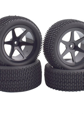 1:10越野轮胎94166田宫TT02B越野车TD04抓地软胎赛车85mm京商通用