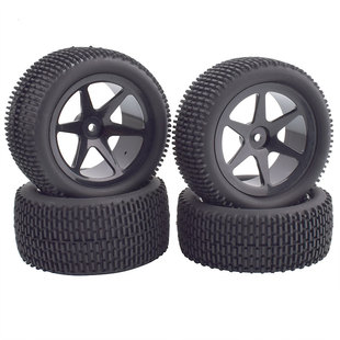 1:10越野轮胎94166田宫TT02B越野车TD04抓地软胎赛车85mm京商通用