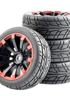 1:10平跑轮胎ptg2房车D4竞速胎94123田宫TT02抓地FW06软胎ET值6mm