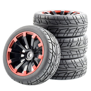 10平跑轮胎ptg2房车D4竞速胎94123田宫TT02抓地FW06软胎ET值6mm