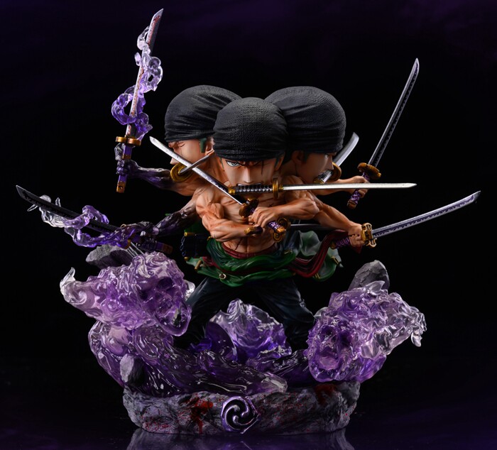 g5工作室 海贼王周边 阿修罗索隆 战斗版 gk树脂手办模型礼物摆件