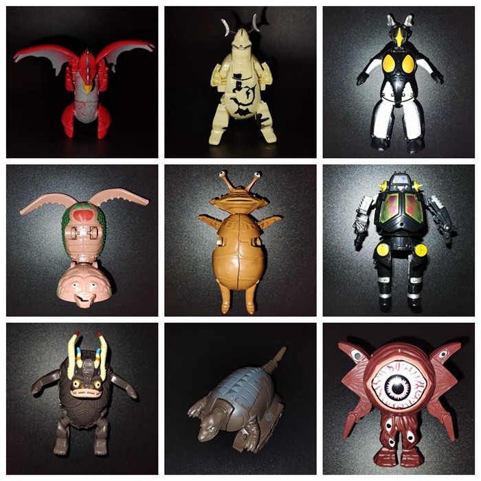 二手中古品 日版正品 万代 奥特曼怪兽系列 变形奥特蛋 玩具模型