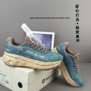 柜货瑞士原版四季户外休闲鞋男女厚底缓震防滑耐磨透气轻便运动鞋