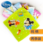 Disney / Disney cotton 2 trẻ em khăn nhỏ giặt khăn tay gia đình mềm bông vuông - Khăn tắm / áo choàng tắm