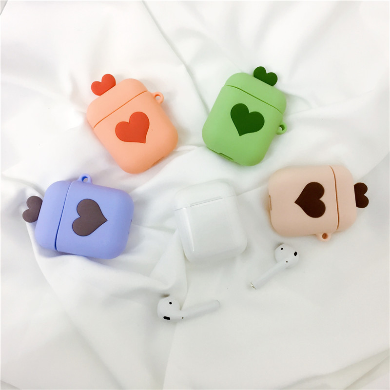 Silicone Love airpods smart cover lovely girl Storage Apple wireless Bluetooth headset Boxin the 3C Digital Accessories,  MP3/MP4 Fitting , Headphone Accessories  category - from Buy2taobao.com to provide professional Taobao agent buy service