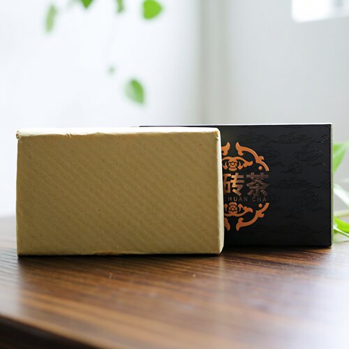 雅安藏茶2022吉祥黑茶砖康砖茶