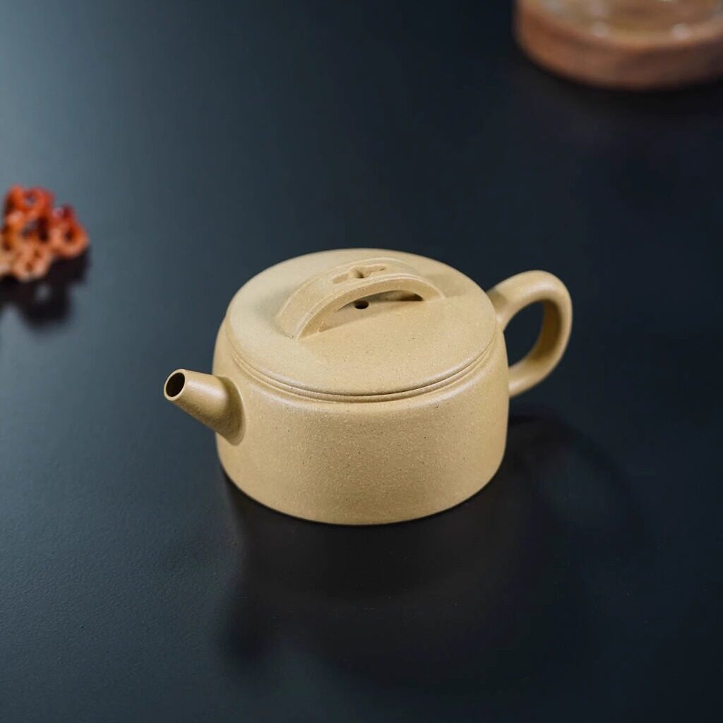正品宜兴紫砂壶原矿梨皮本山绿泥汉瓦壶全手工精制家用功夫茶具