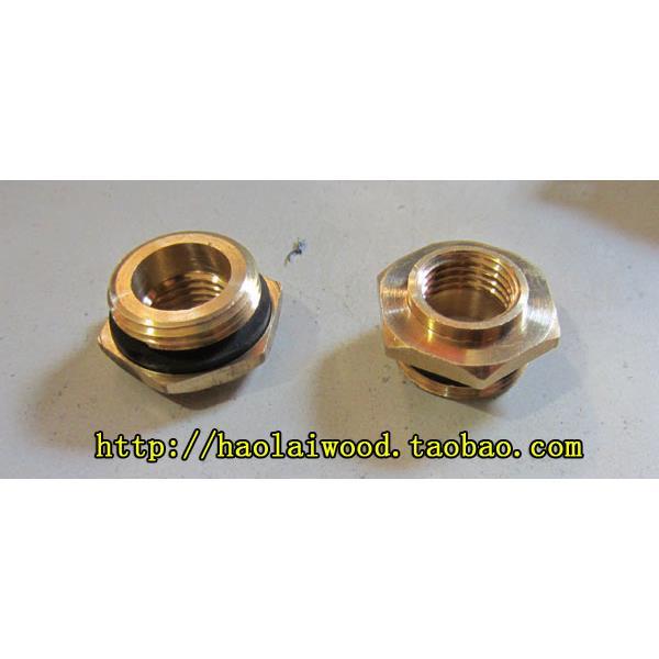 14mm内丝转20 22外丝 柱塞泵喷雾器铜转换接头4分转2分大管变小管