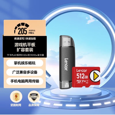 雷克沙平板高速存储卡套装