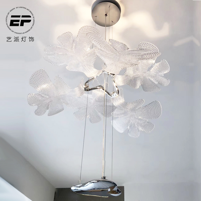 灯饰样板房客厅led吊灯