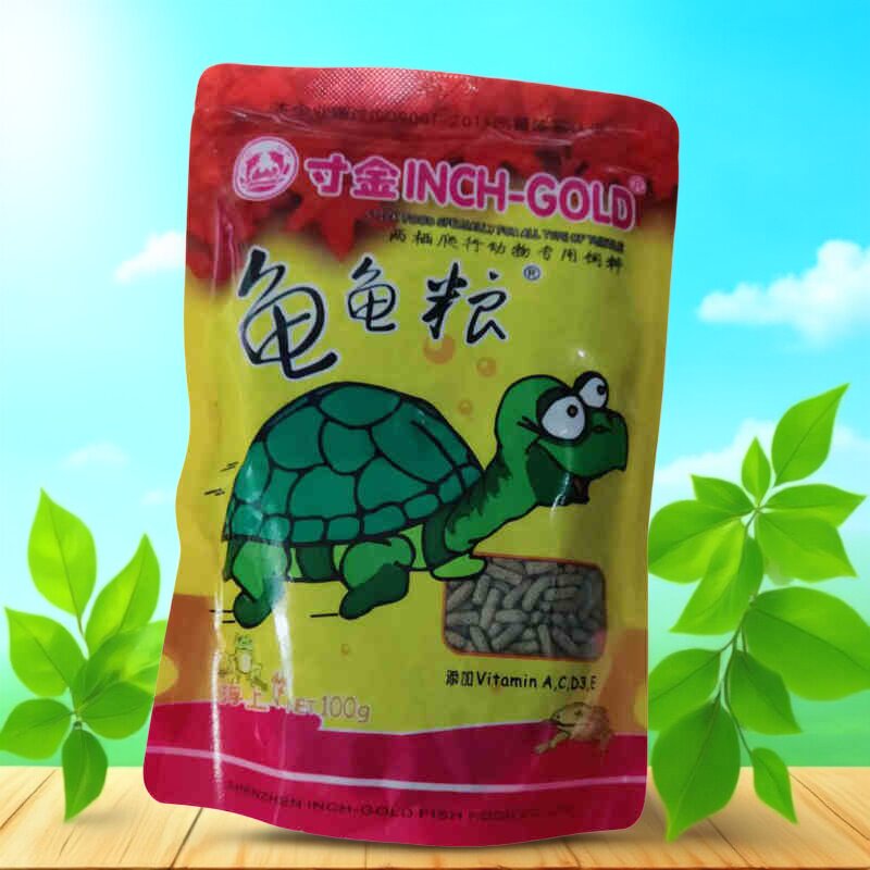 寸金龟粮龟乌龟饲料龟龟粮乌龟粮食巴西中华龟鳄龟粮草龟补钙营养图片