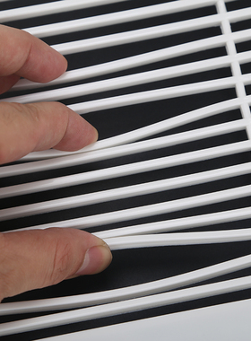 百叶窗排气扇塑料白色百叶换气扇网罩6/8/10/12寸 防老鼠