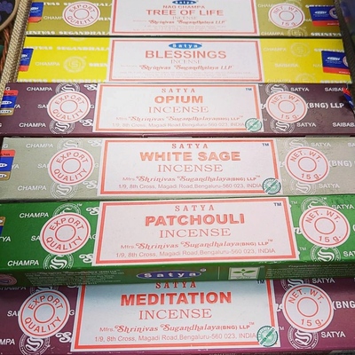 印度香真理赛巴巴熏香棒香安神冥想Satya Nag Champa Incense