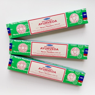 印度阿育吠陀线香草本静心平衡气场香薰Satya Ayurveda Incense