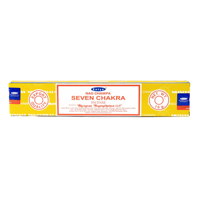 印度赛巴巴线香七瑜伽冥想香Sataya Seven Chakra Incense