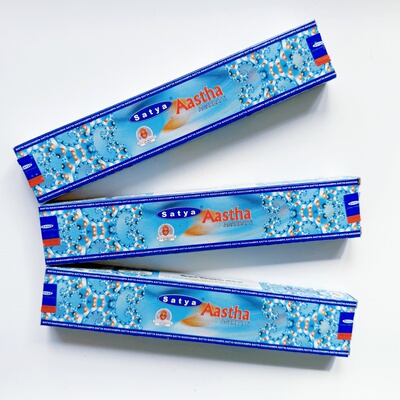 印度赛巴巴真理香白檀香Satya Aastha The Trust Incense Sticks