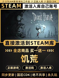 Steam正版【饥荒 单机版】国区CDK激活全DLC激活码CDKEY入库