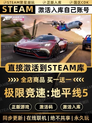 Steam正版【极限竞速:地平线5】国区CDK激活码CDKey全DLC激活入库